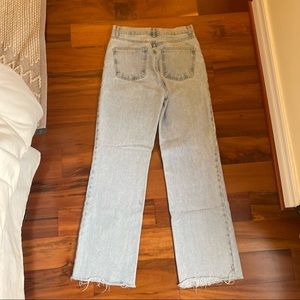 Zara high rise wide leg jeans